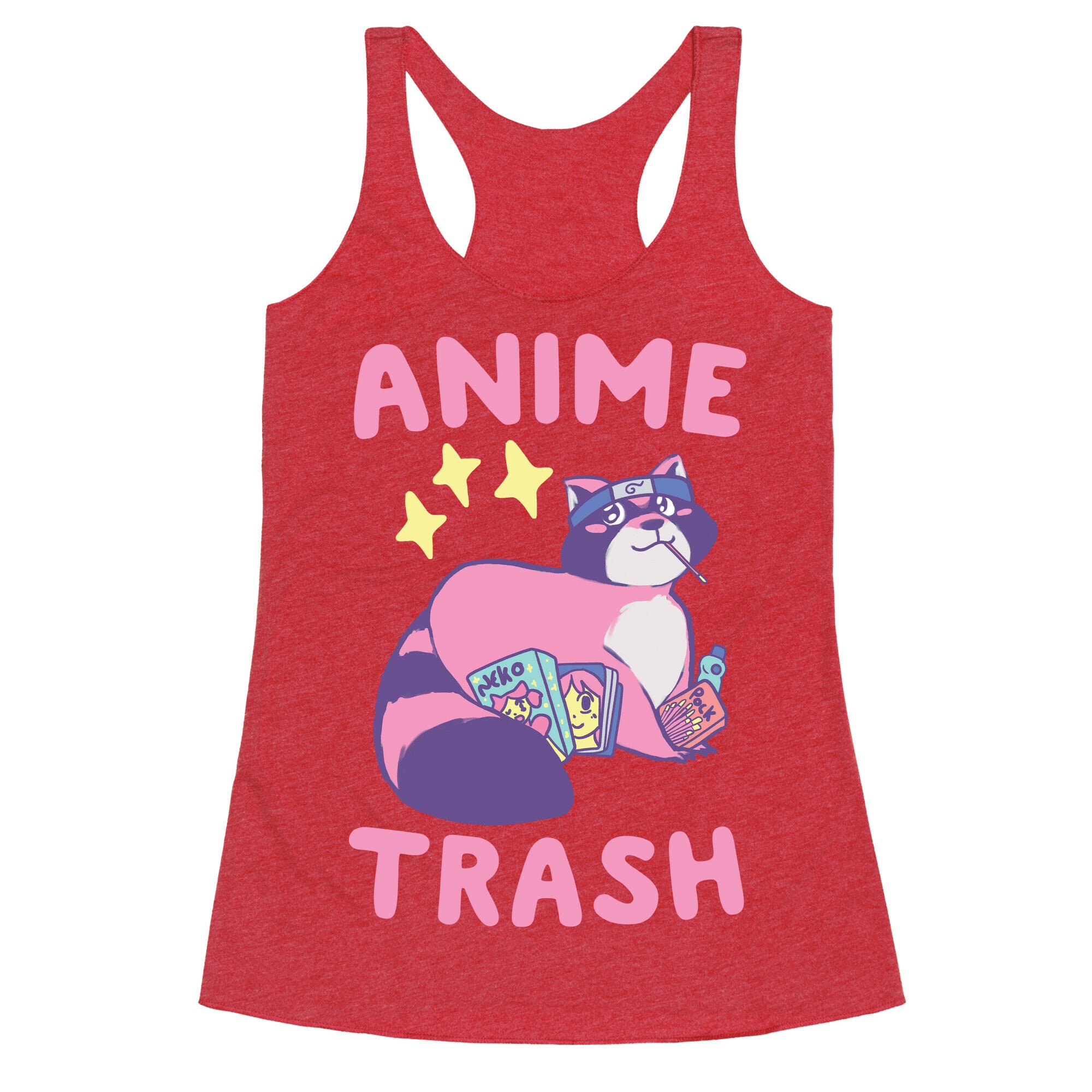 Anime Trash Racerback Tank